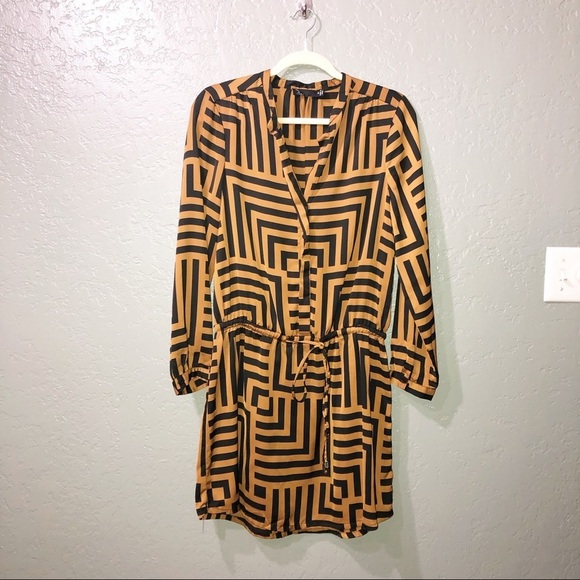 Noir (ModCloth) striped long sleeve dress. - Picture 2 of 7